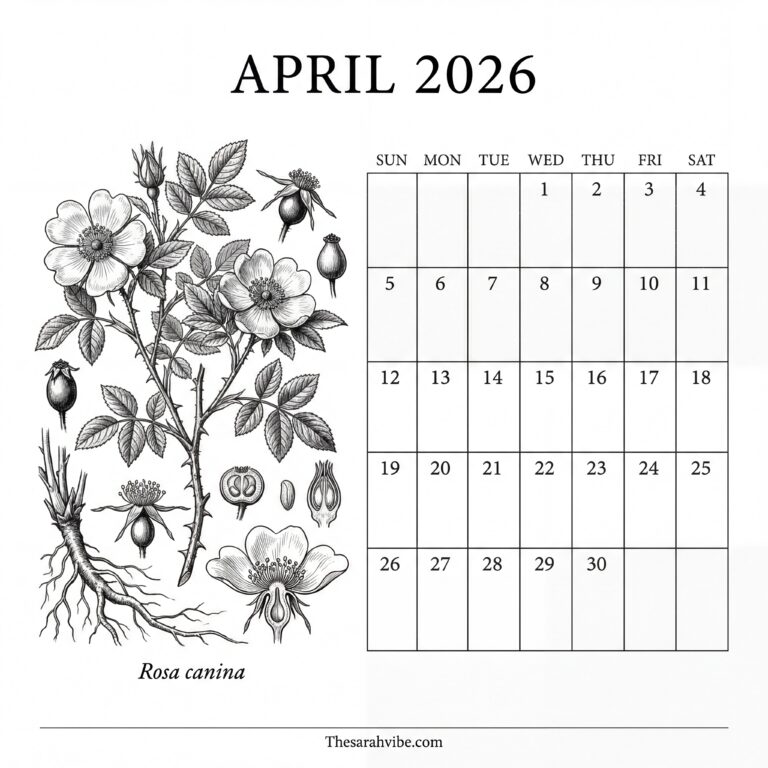 Free April 2026 Printable Calendars (That Actually Make You Feel Put Together)