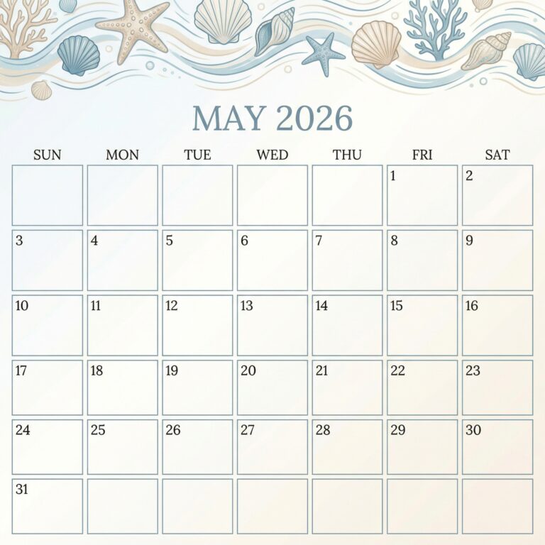 Free May 2026 Printable Calendars (That Actually Make You Want to Plan)