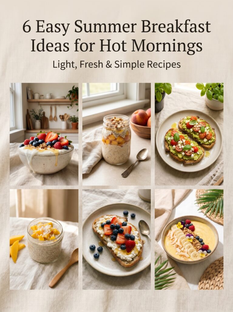 6 Easy Summer Breakfast Ideas for Hot Mornings