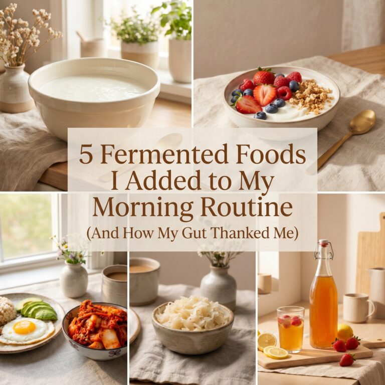 5 Fermented Foods I Added to My Morning Routine (And How My Gut Thanked Me)