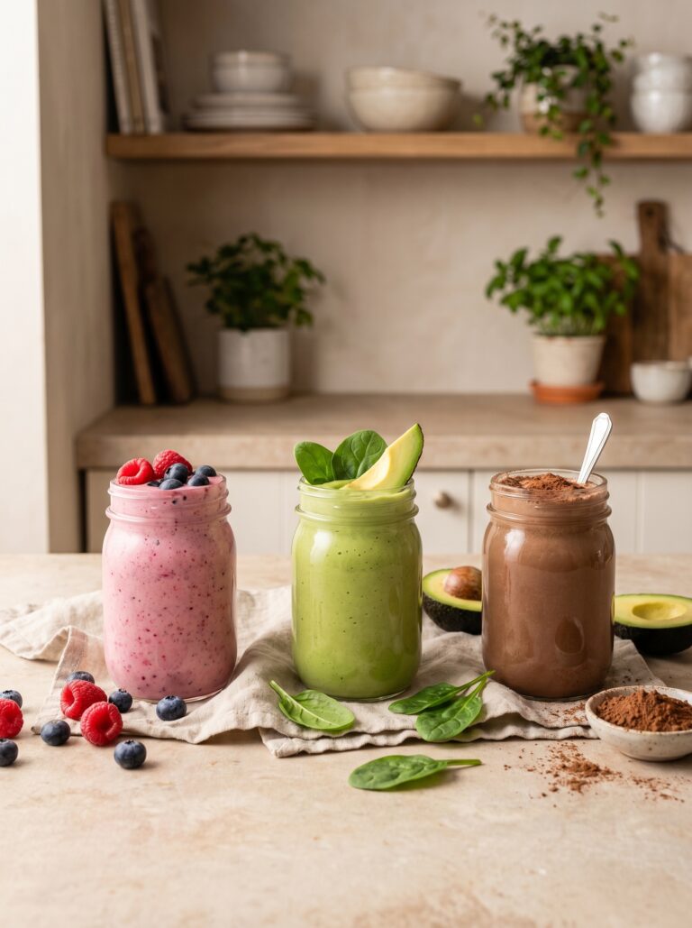 3 Low Carb Smoothie Recipes That Still Taste Creamy and Cute