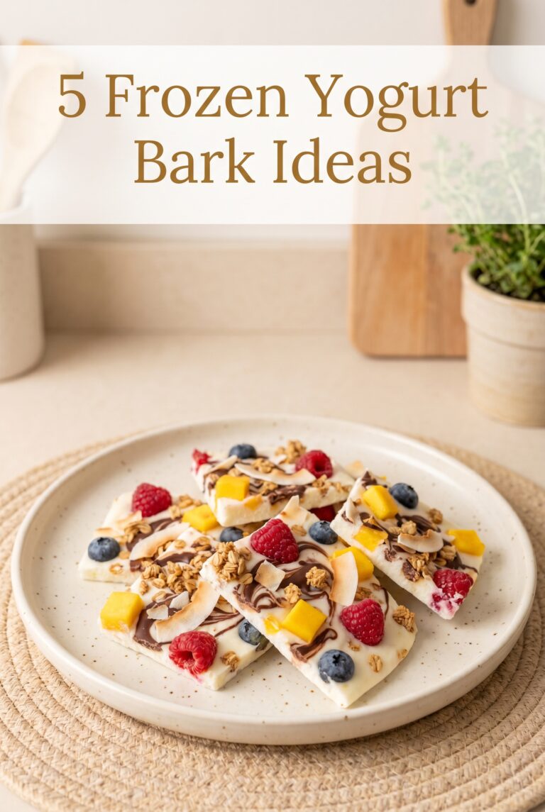 5 Frozen Yogurt Bark Ideas for a Cute Summer Snack