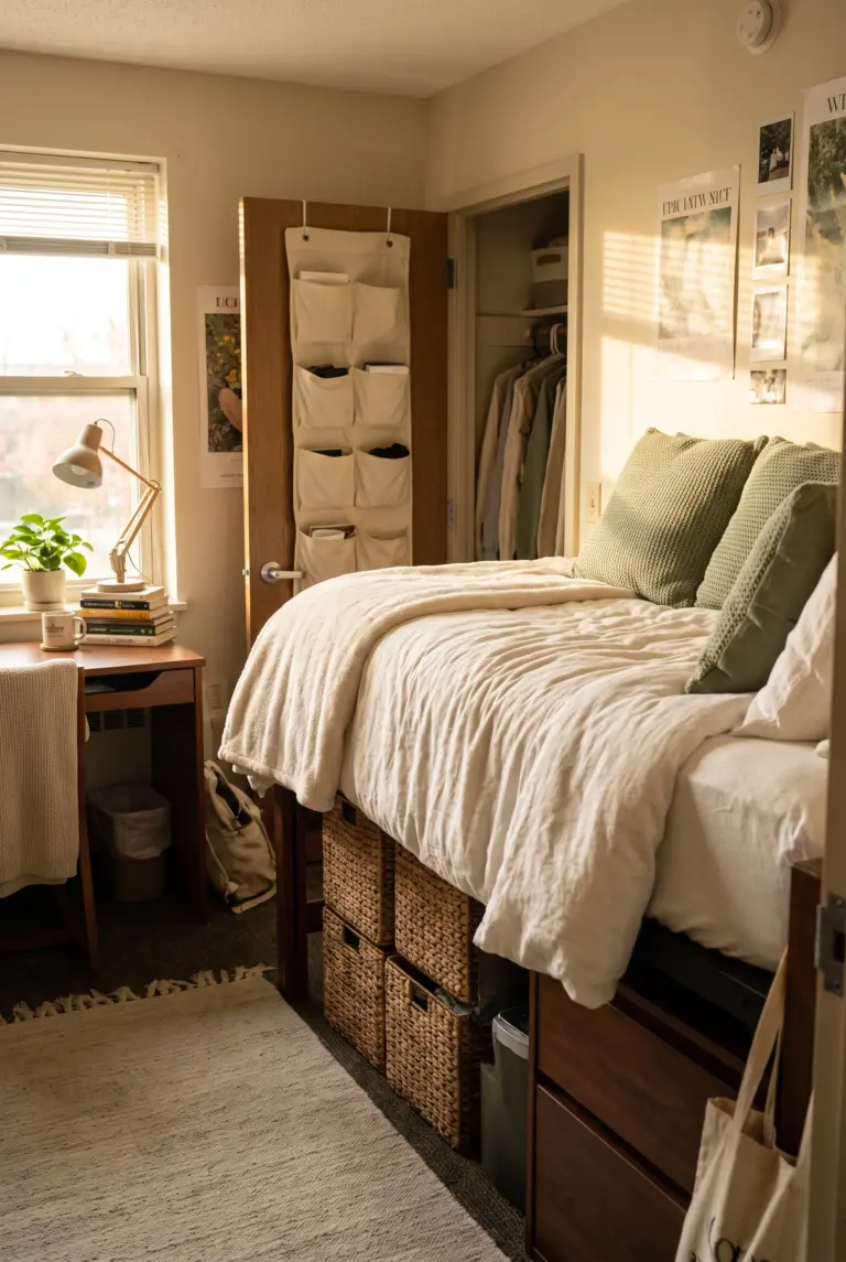 9 Dorm Room Storage Ideas That Make a Tiny Room Feel Twice as Big