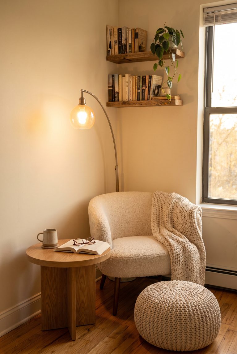 6 Things That Turn an Apartment Corner Into a Reading Nook You Actually Use